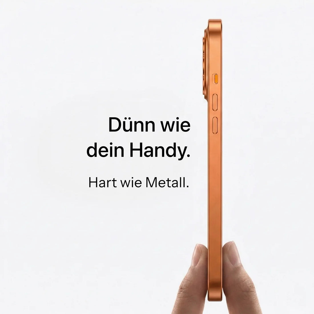 Premium-Metallhülle für iPhone mit Kameraschutz