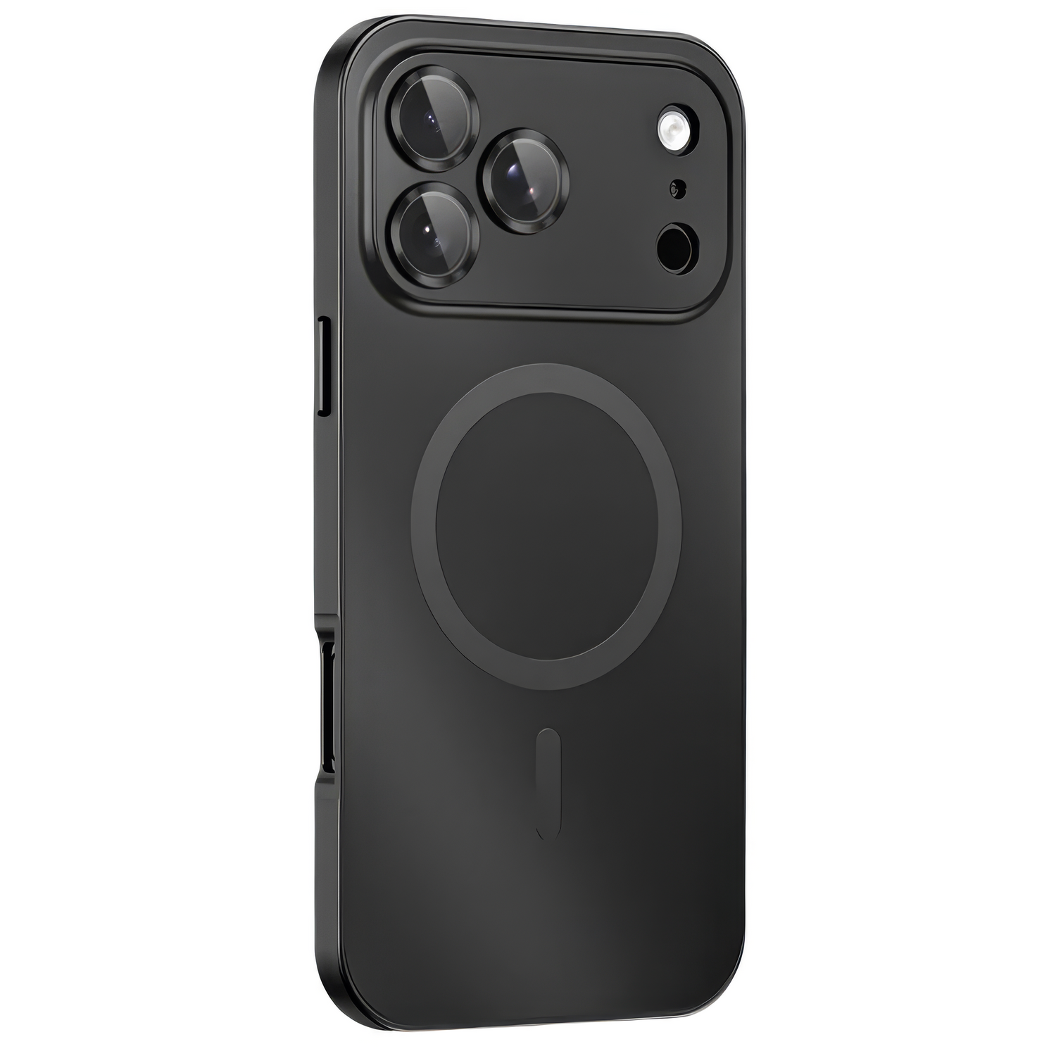 KAVENIQ ARC schwarze Metallhülle für iPhone mit Kameraschutz