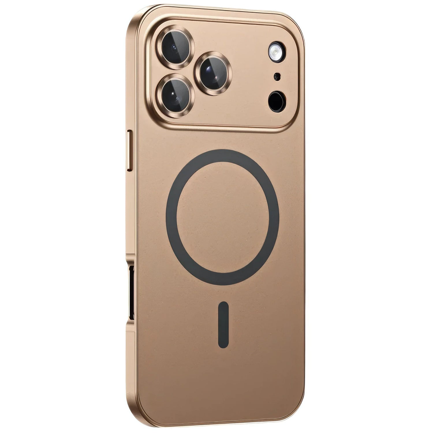 KAVENIQ ARC goldene Metallhülle für iPhone mit Kameraschutz
