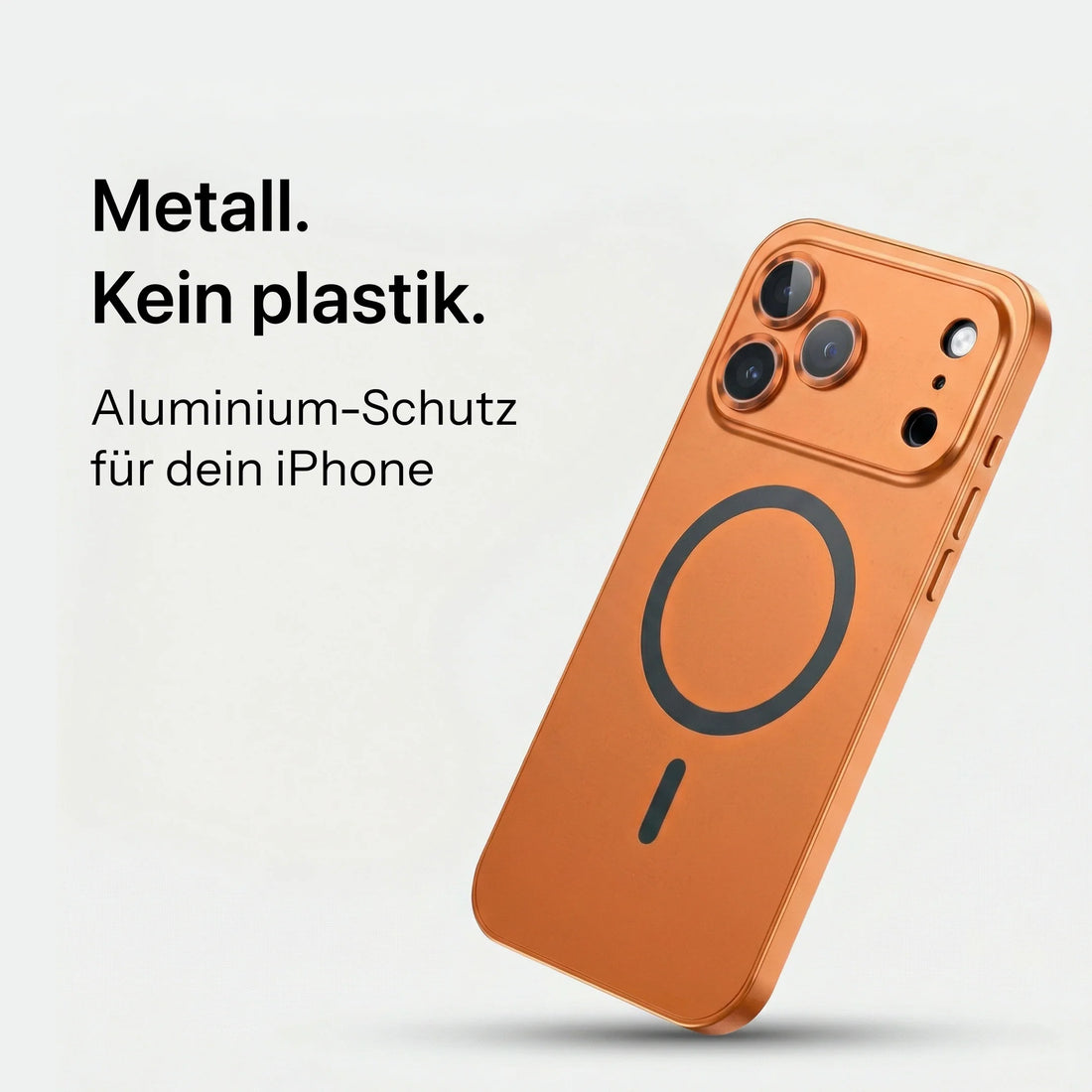 Premium-Metallhülle für iPhone mit Kameraschutz
