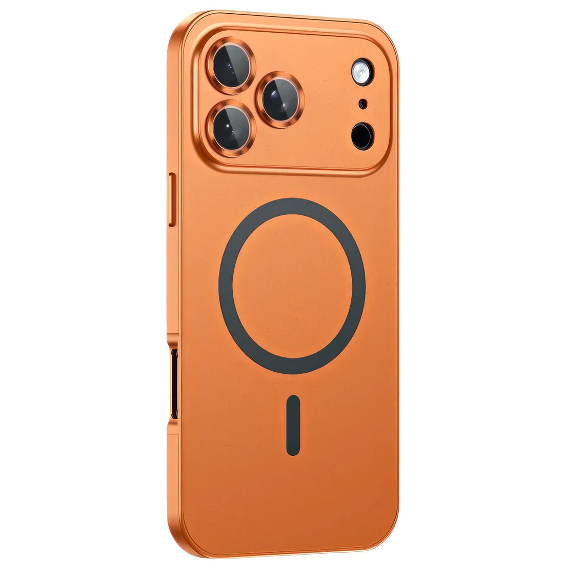KAVENIQ ARC orange Metallhülle für iPhone mit Kameraschutz